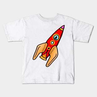 Spaceship Doodle Kids T-Shirt